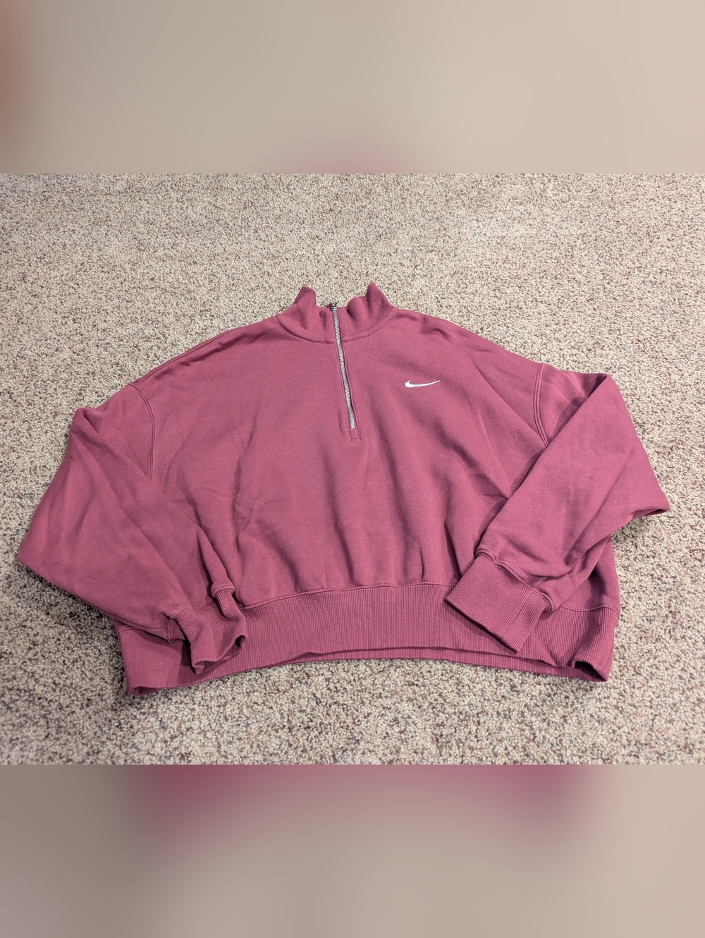 Nike Phoenix Fleece Cropped Sweatshirt - Picture 2 of 5